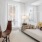 living room with large windows